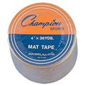 Champion Sports Champion Sports 4X36MT 4 in. x 36 Yards Mat Tape; Clear 4X36MT